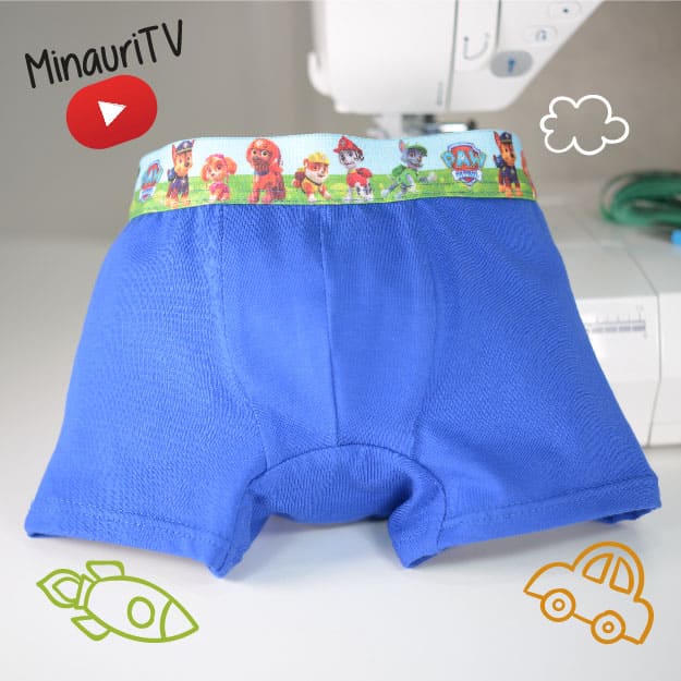 Bóxer niño patrón gratis (tallas a 12) Minauri